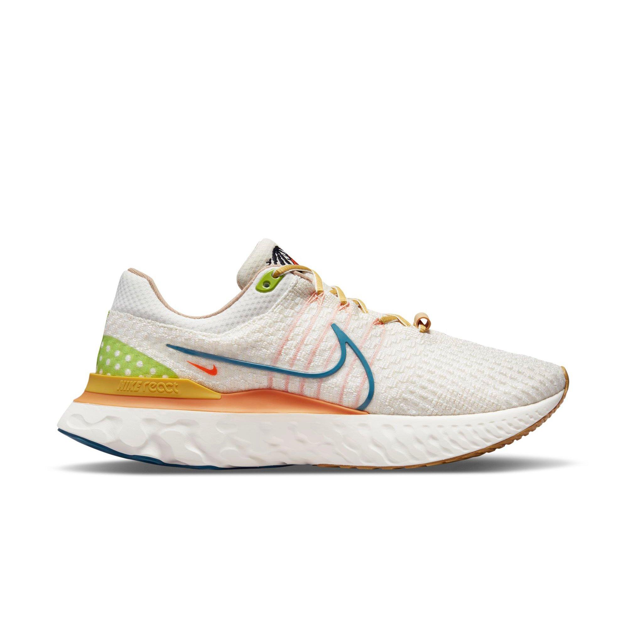 nike react infinity run flyknit sail